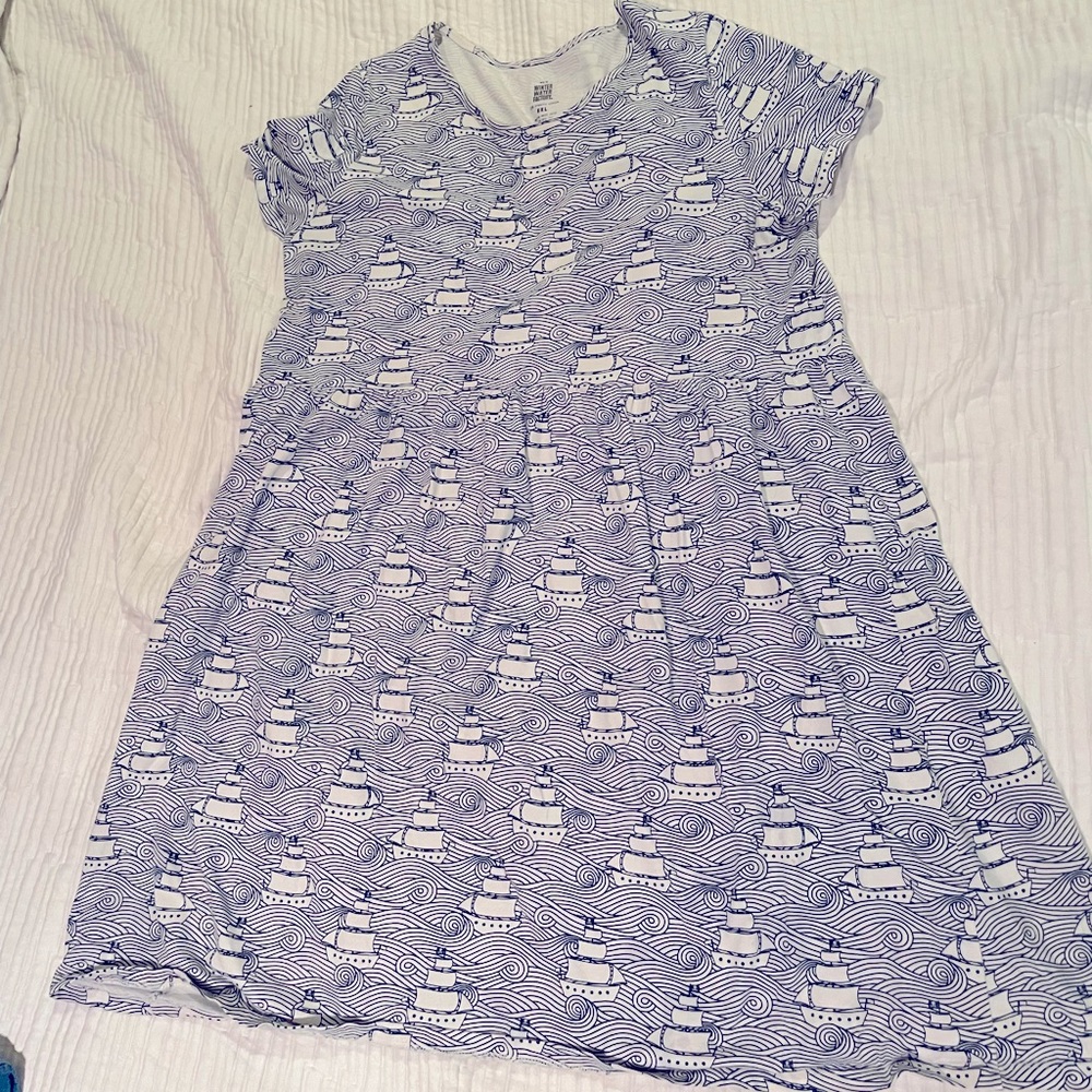 Boat Patterned Dress